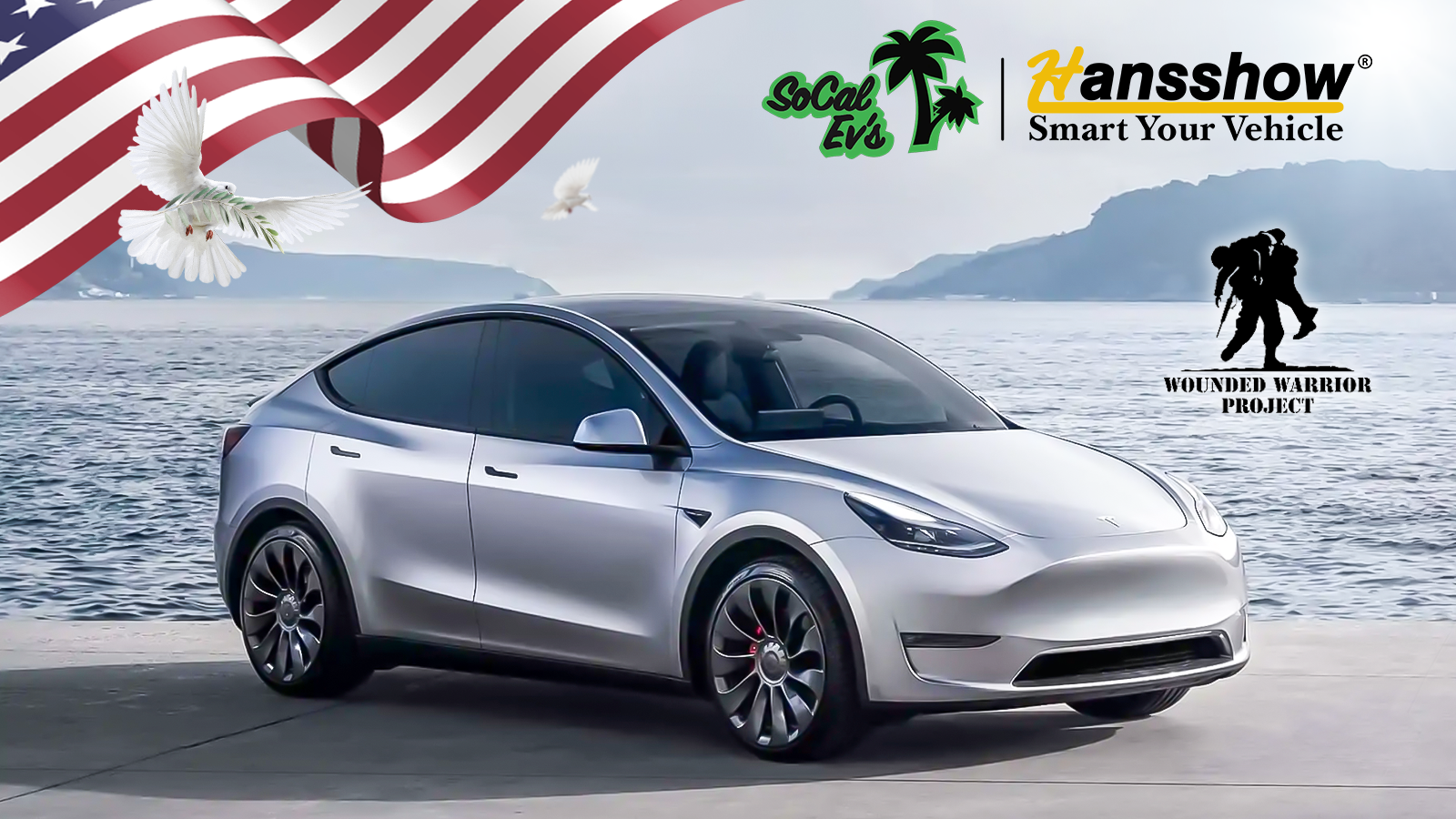 Discover the Latest EV Accessories from Hansshow at SOCAL EV's & Coffee, Supporting the Wounded Warrior Project