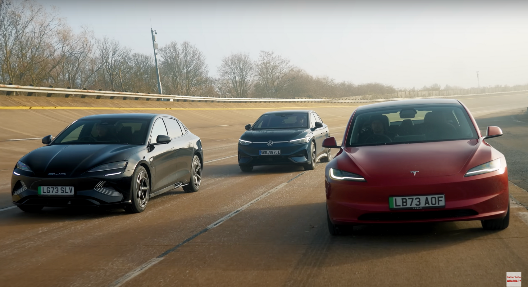 Tesla Model 3 Highland Cruises to Victory in UK Electric Sedan Showdown