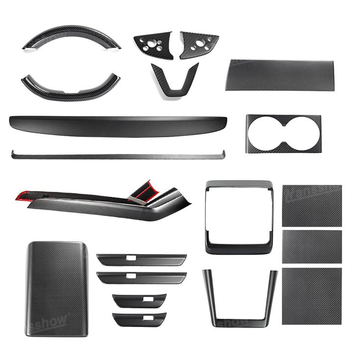 Model Y Juniper Real Carbon Fiber Accessories