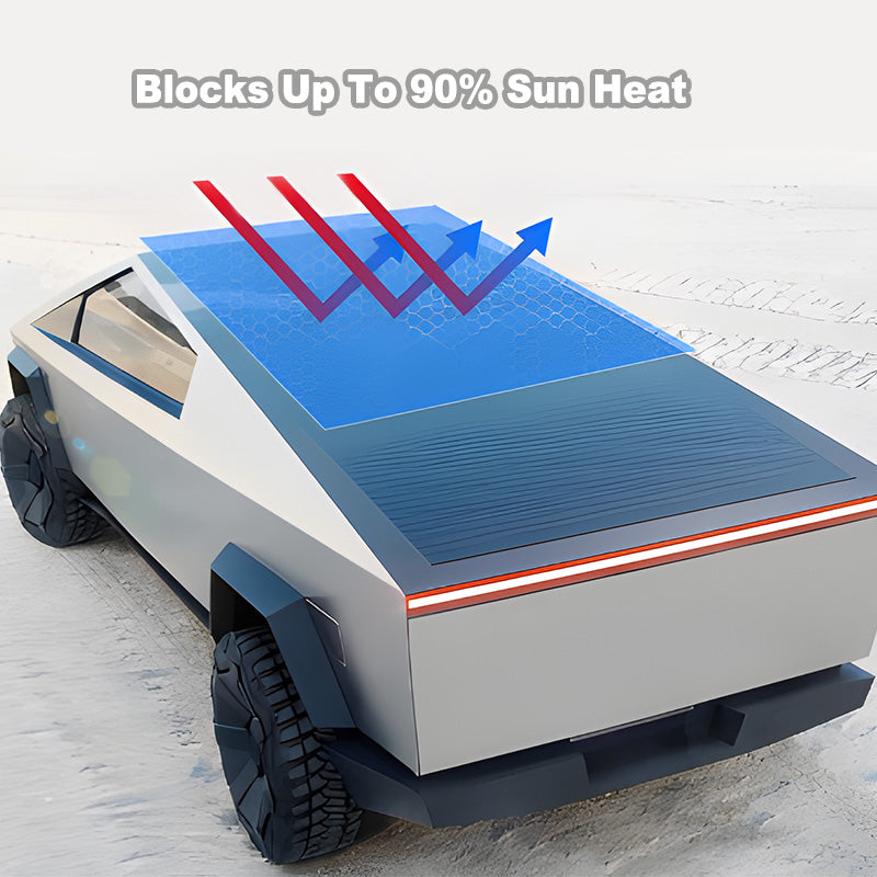 Tesla Cybertruck Sunroof Glass Tint PPF Film UV Heat Reduction Glass Protection TPU Wrap|Hansshow