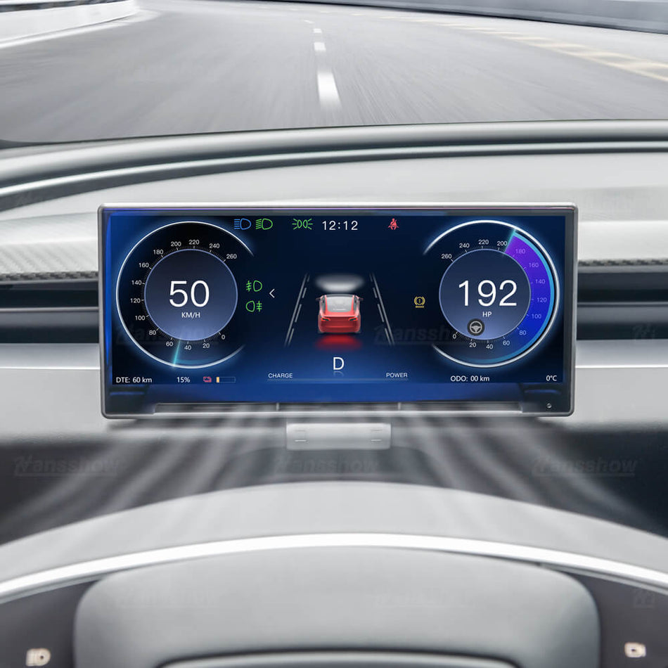 Tableau de bord intelligent Hansshow Model 3 Highland F9 avec écran tactile de 9 pouces Carplay/Android Auto