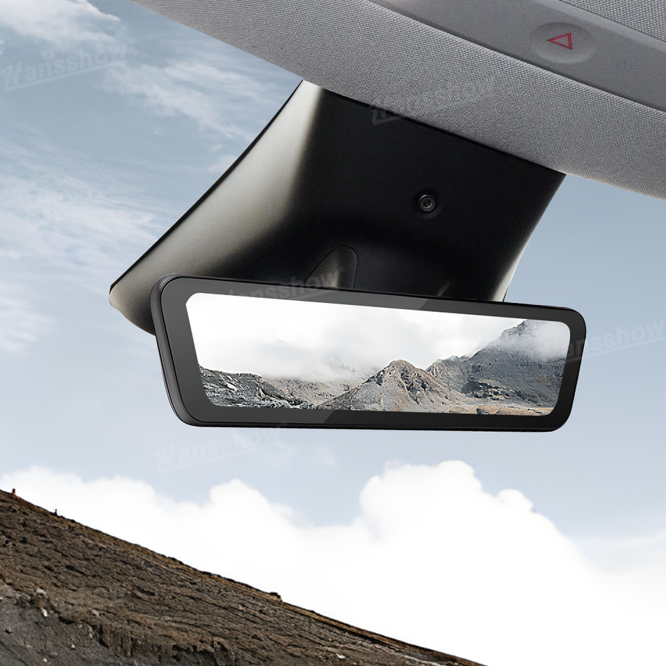 Model Y Juniper Stream Media Rearview Mirror Dash Cam with Front and Rear Camera for Tesla