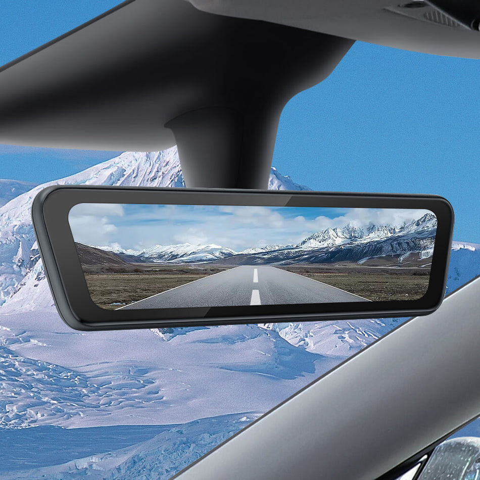 Tesla Model 3 Y Stream Media Rearview Mirror Dual Channel Recorder Dashcam Rear View Mirror 8.2" -50%OFF