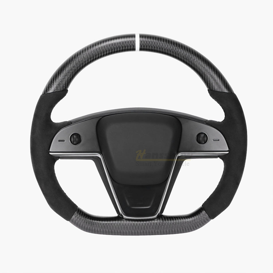 2021+ Model X/S D-Shaped Round Steering Wheel