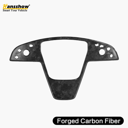 Forged Carbon Fiber Steering Wheel Trim